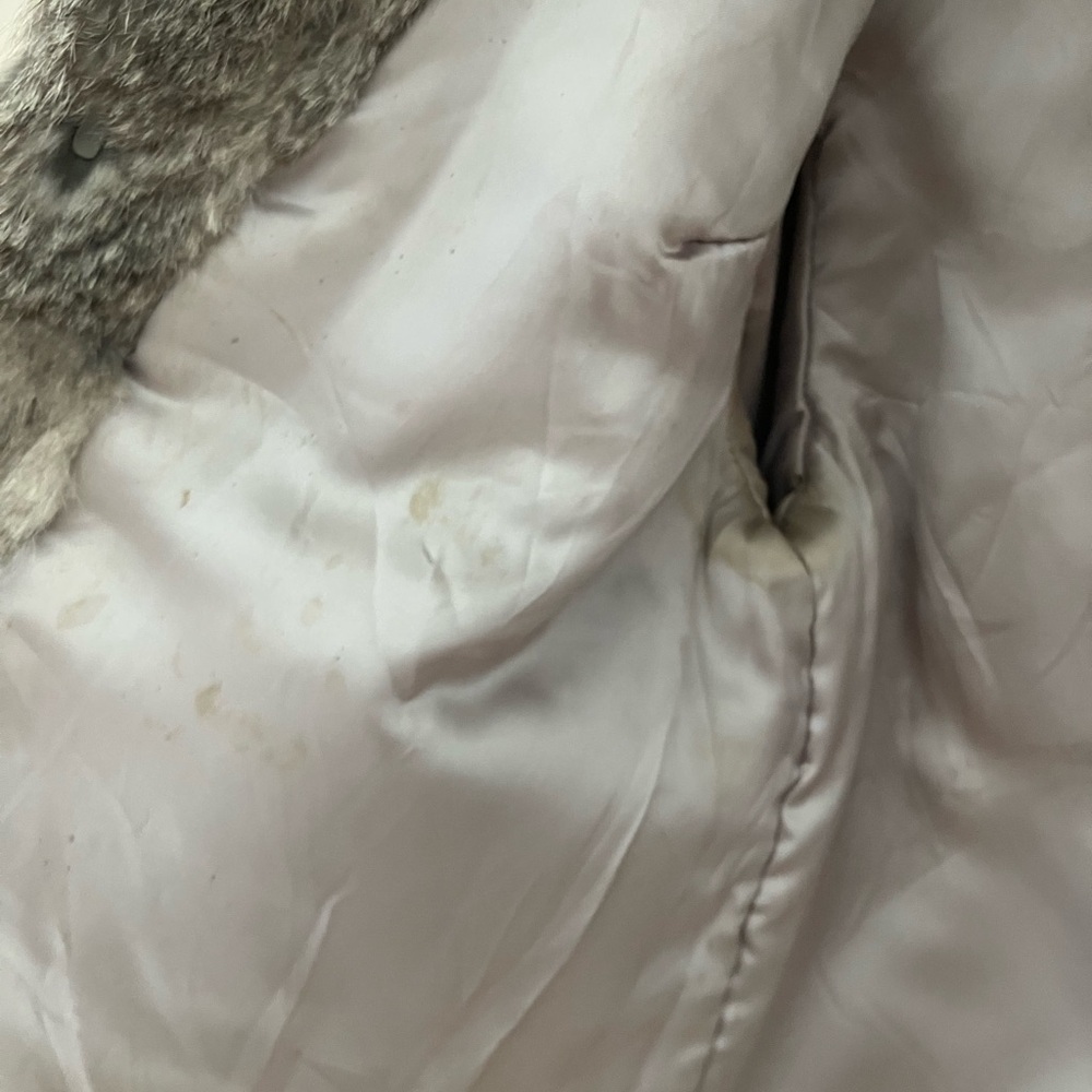 100% rabbit fur cropped jacket - Picture 5 of 5